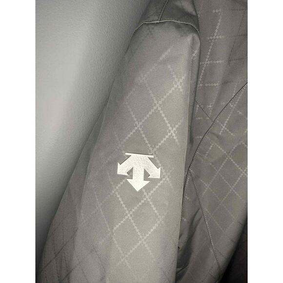 Descente Full Zip Insulated Hooded Ski Jacket Coat Parka Gray/Blue Men's Medium - Picture 6 of 13